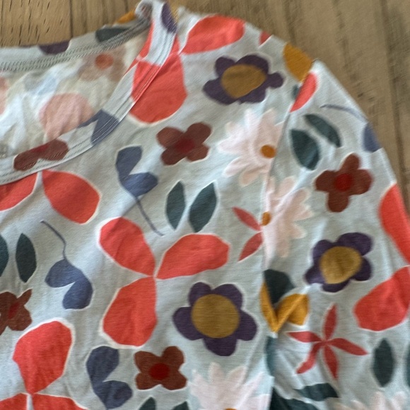 Alice + Ames Girls Floral bamboo Pajama Set Size 8 - Picture 2 of 3